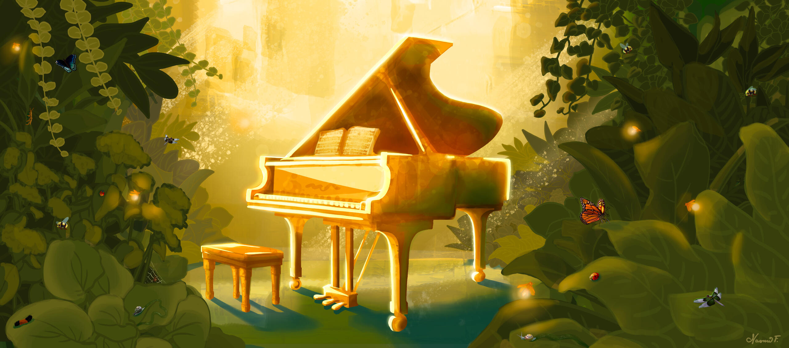 Piano Mural